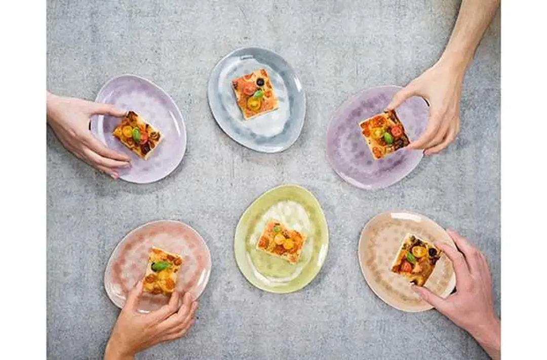 Cosy&Trendy Streetfood GO Melamine Bordenset 6-delig - Multikleur
