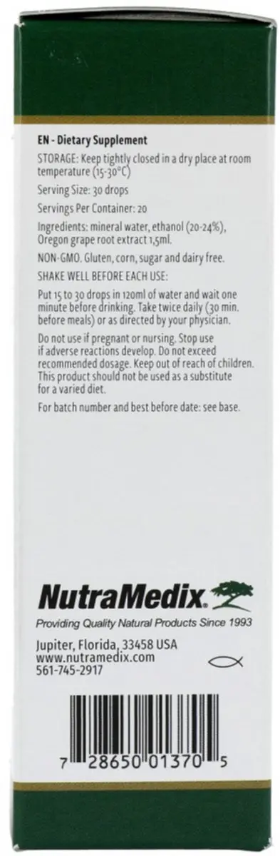 Nutramedix Barberry Microbial Defense 30ml