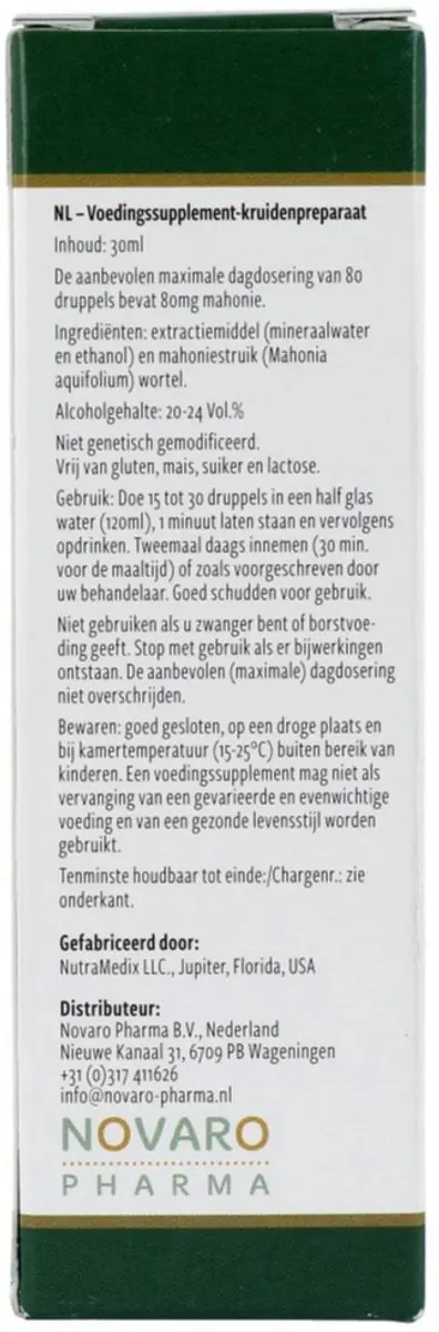 Nutramedix Barberry Microbial Defense 30ml