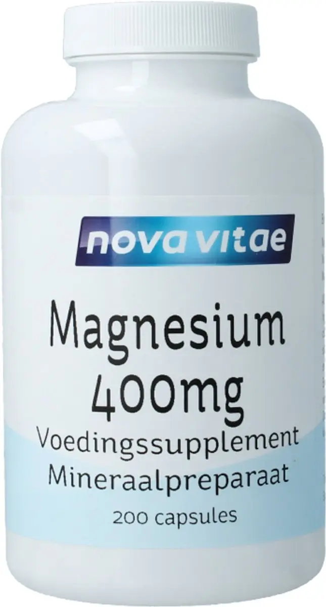 Nova Vitae Magnesium 400mg - 200 Capsules