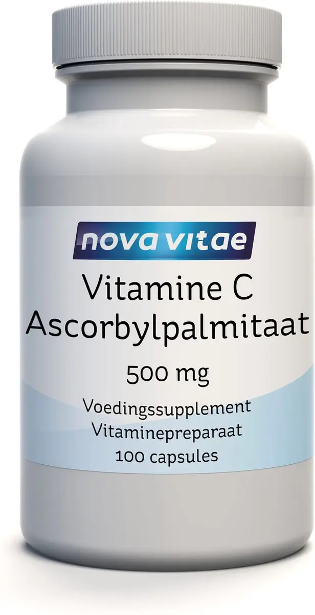 Nova Vitae Vitamine C 500mg Ascorbylpalmitaat 100 Capsules