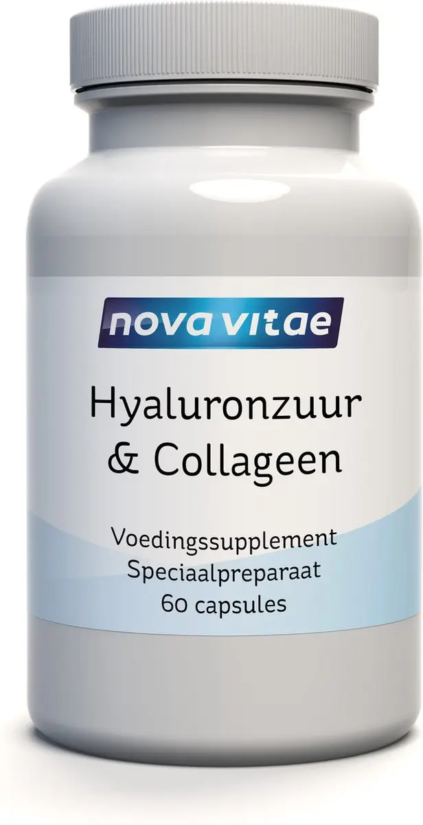 Nova Vitae Hyaluronzuur met Collageen 60 Capsules
