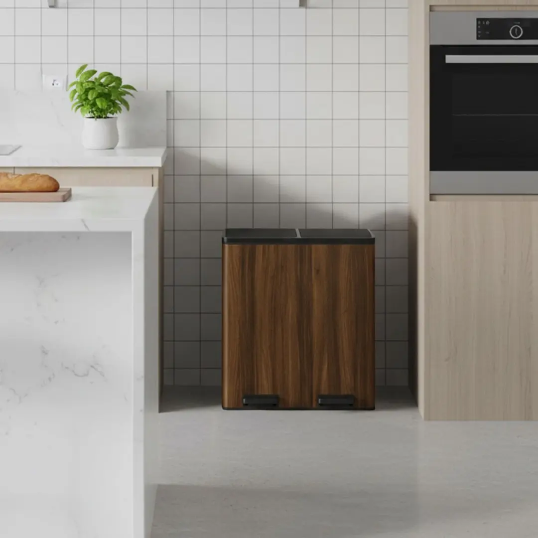 Songmics Keukenpedaalemmer 60L