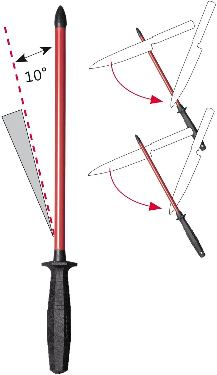 Westmark Messenslijper 35,3cm - Rood/Zwart