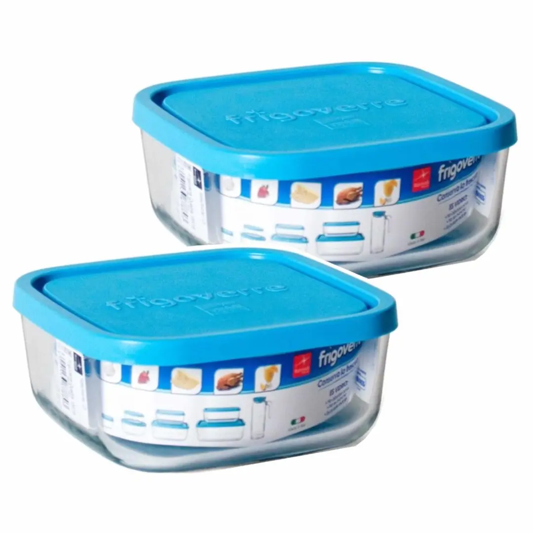Bormioli Rocco Frigoverre Voorraaddoos 15x15cm - 0,35L - Transparant