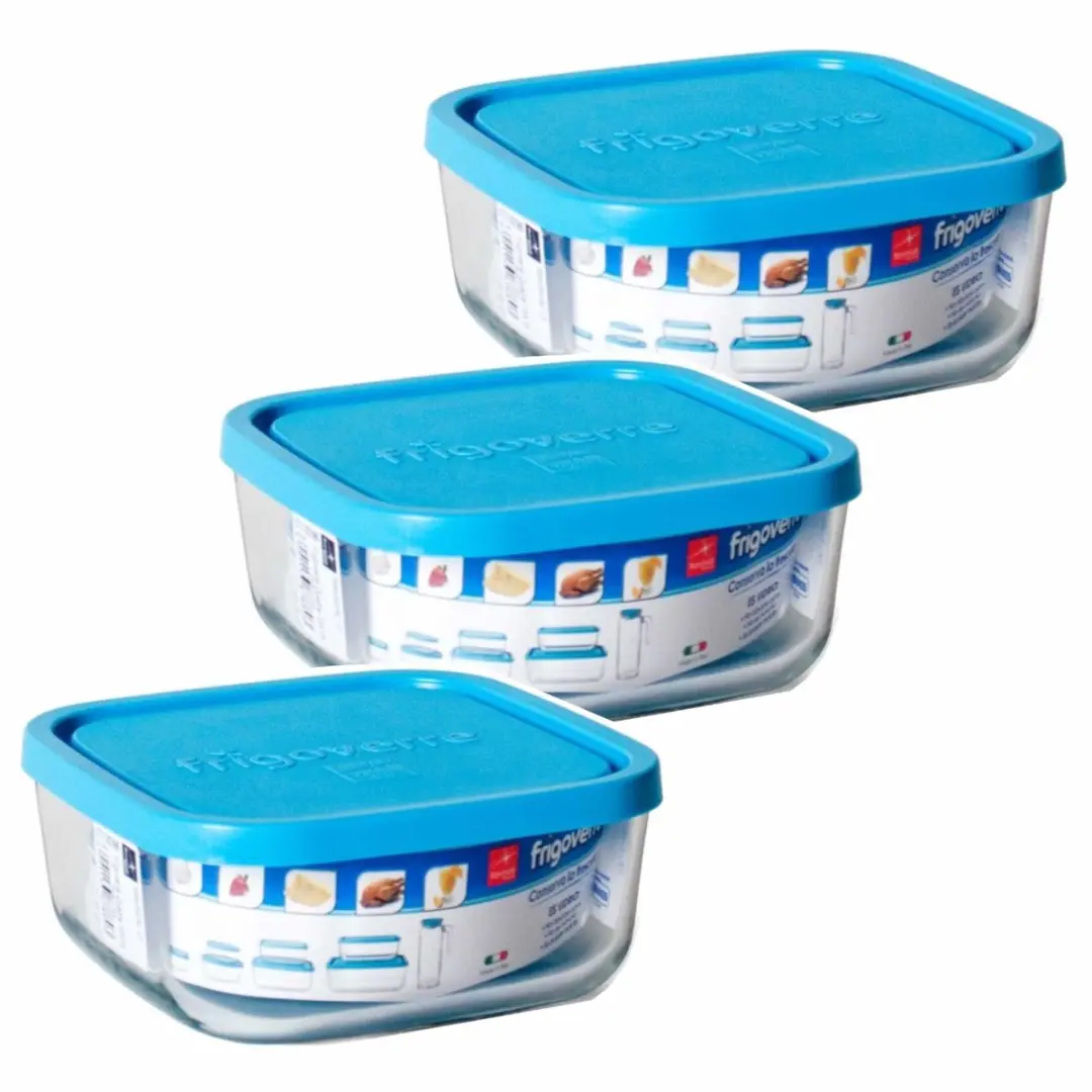 Bormioli Rocco Frigoverre Voorraaddoos 15x15cm - 0,35L - Transparant