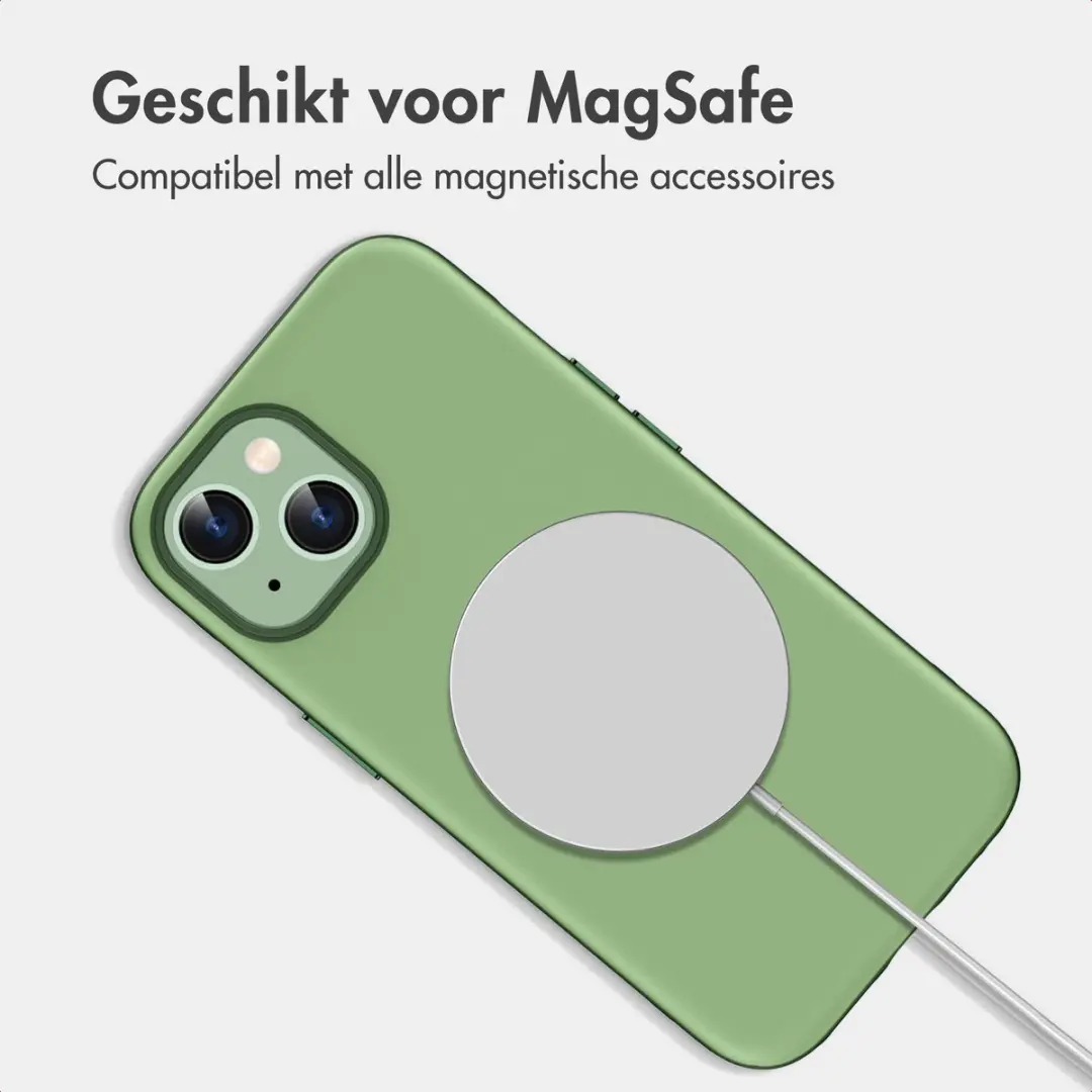 Imoshion Hoesje iPhone 15 - Donkergroen MagSafe