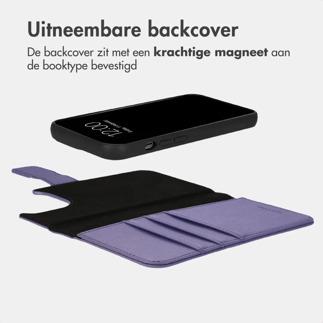 Imoshion Hoesje iPhone 13 Pro - 2-in-1 Bookcase - Paars