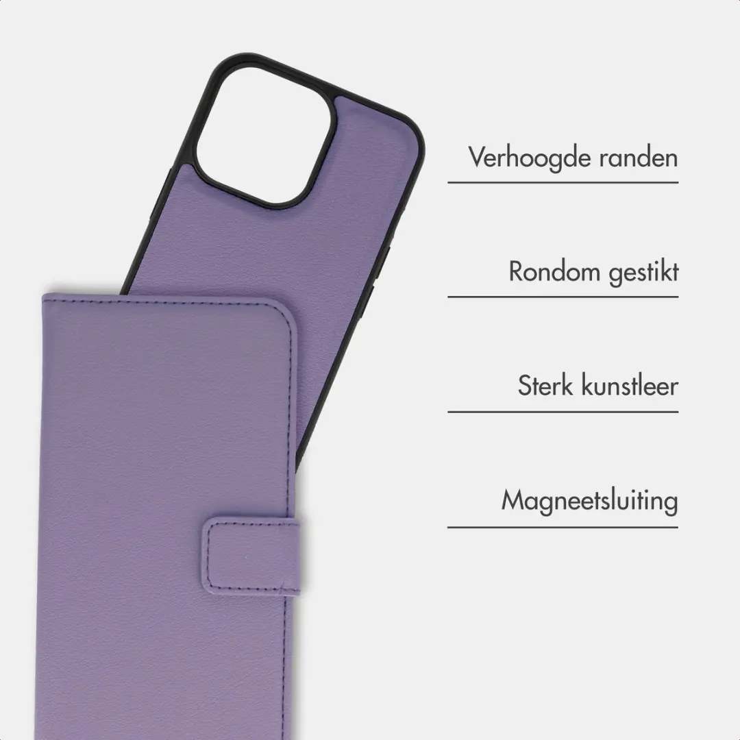 Imoshion Hoesje iPhone 13 Pro - 2-in-1 Bookcase - Paars