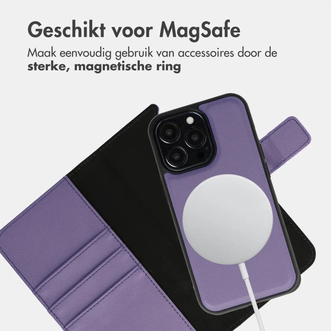 Imoshion Hoesje iPhone 13 Pro - 2-in-1 Bookcase - Paars
