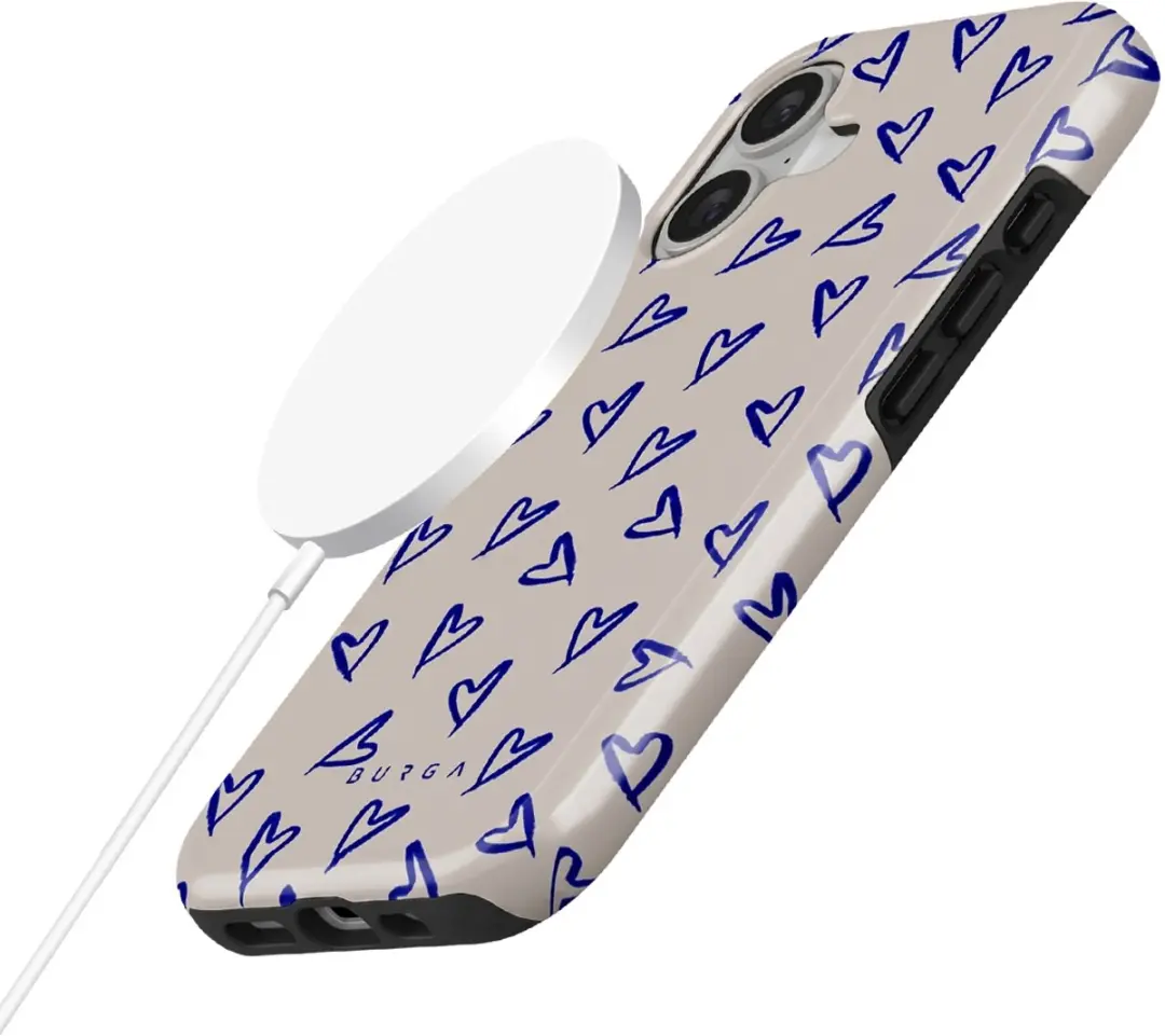 Burga Tough Dual Layer MagSafe Hoesje iPhone 17 - Beige