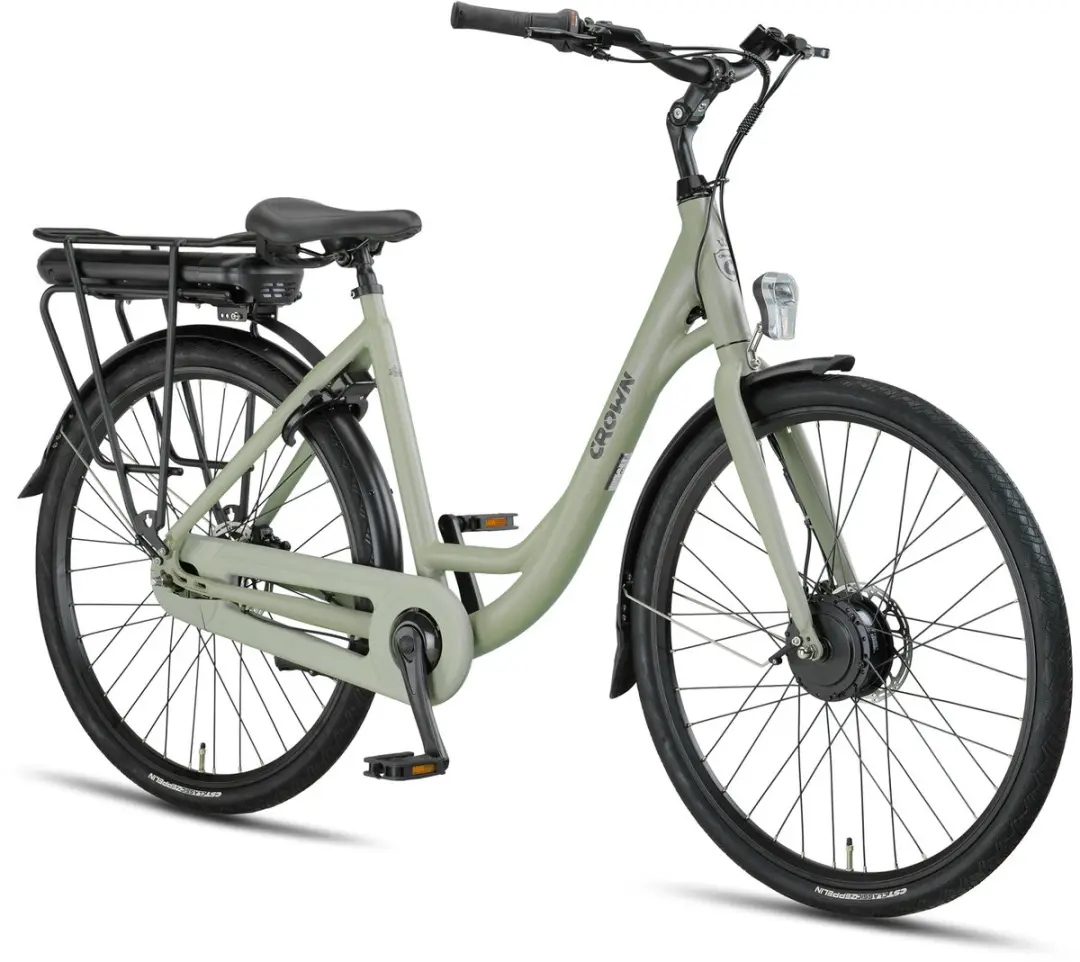 Crown Sydney Elektrische Stadsfiets 7 Versnellingen 28 inch - 52 cm French Grey