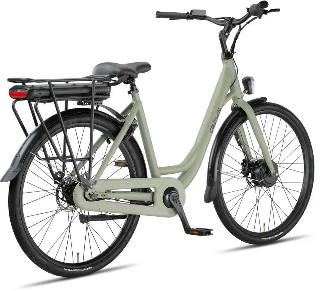 Crown Sydney Elektrische Stadsfiets 7 Versnellingen 28 inch - 52 cm French Grey