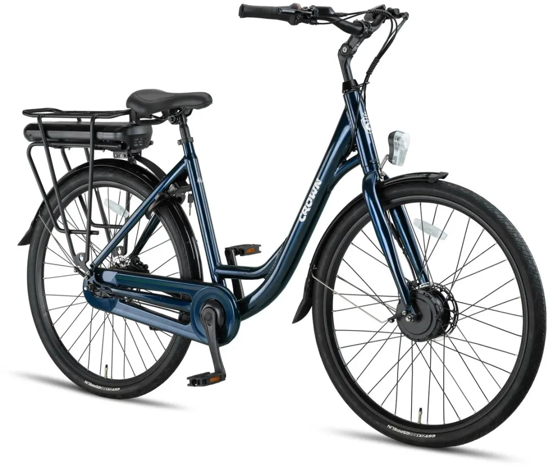 Crown Sydney Elektrische Damesfiets 7 Versnellingen 28 Inch - 52 cm Indigo Blue
