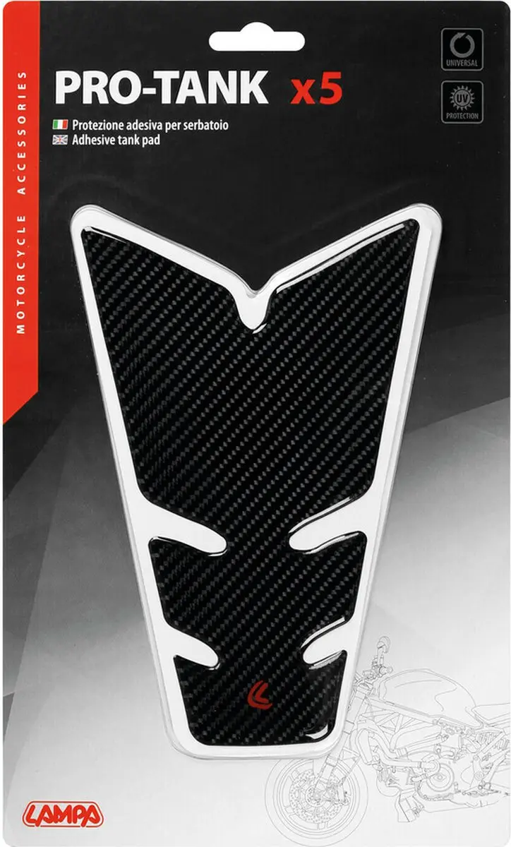 Lampa Pro-Tank X5 Tankbeschermer - Carbon