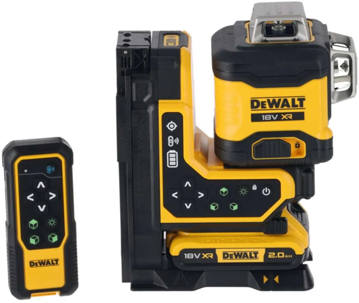 DeWalt DCLE34035D1 Groene Lijnlaser 18V - met afstandsbediening