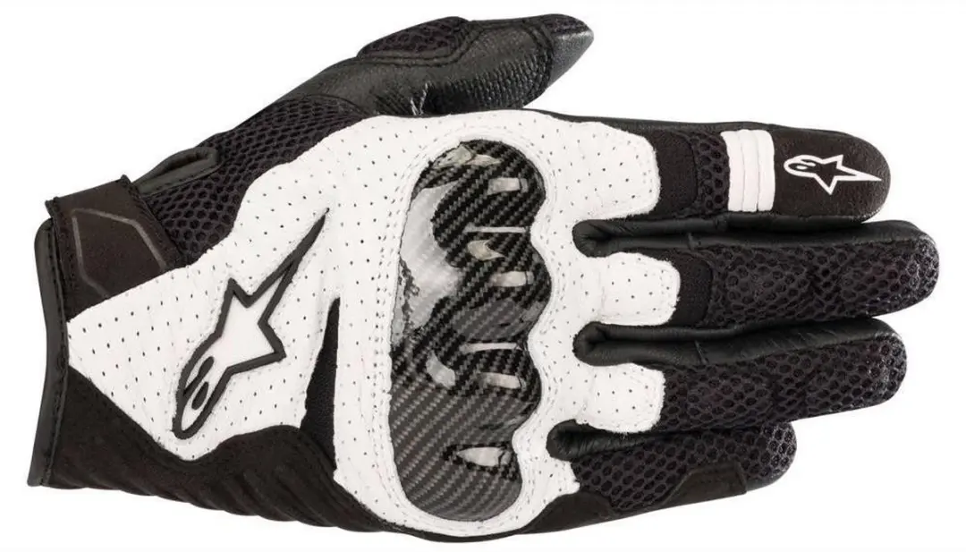 Alpinestars SMX-1 Air V2 Motorhandschoen - Zwart/Geel