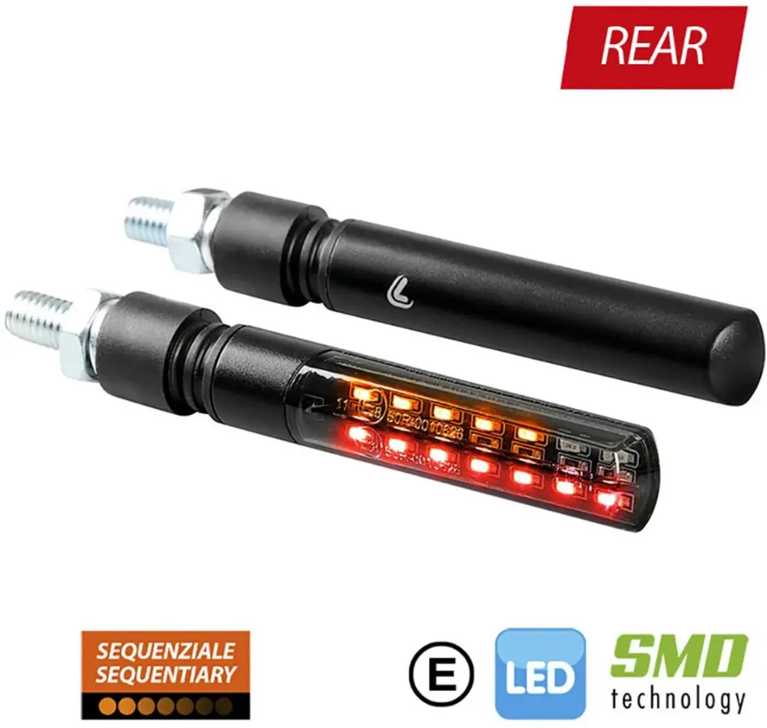 Lampa Line SQ Sequentiële LED Knipperlichten 12V - 2 Stuks