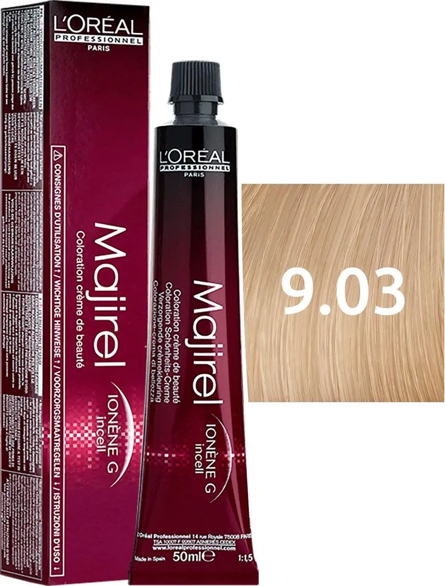 L'Oréal Professionnel Majirel Haarverf 50ml - 9.03 Blond