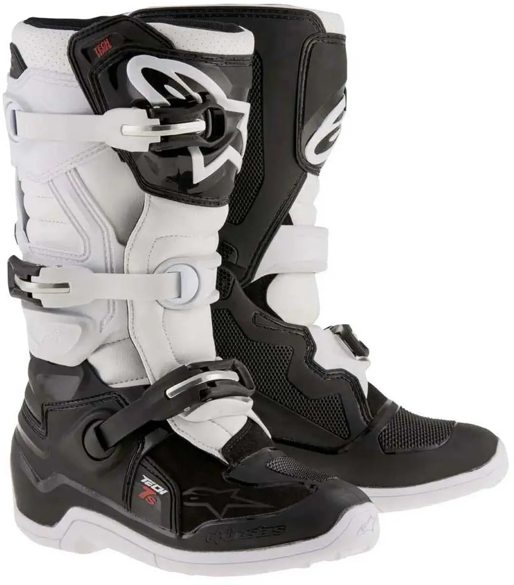 Alpinestars Tech 7 S Schoenen - Maat 38 - Zwart/Wit