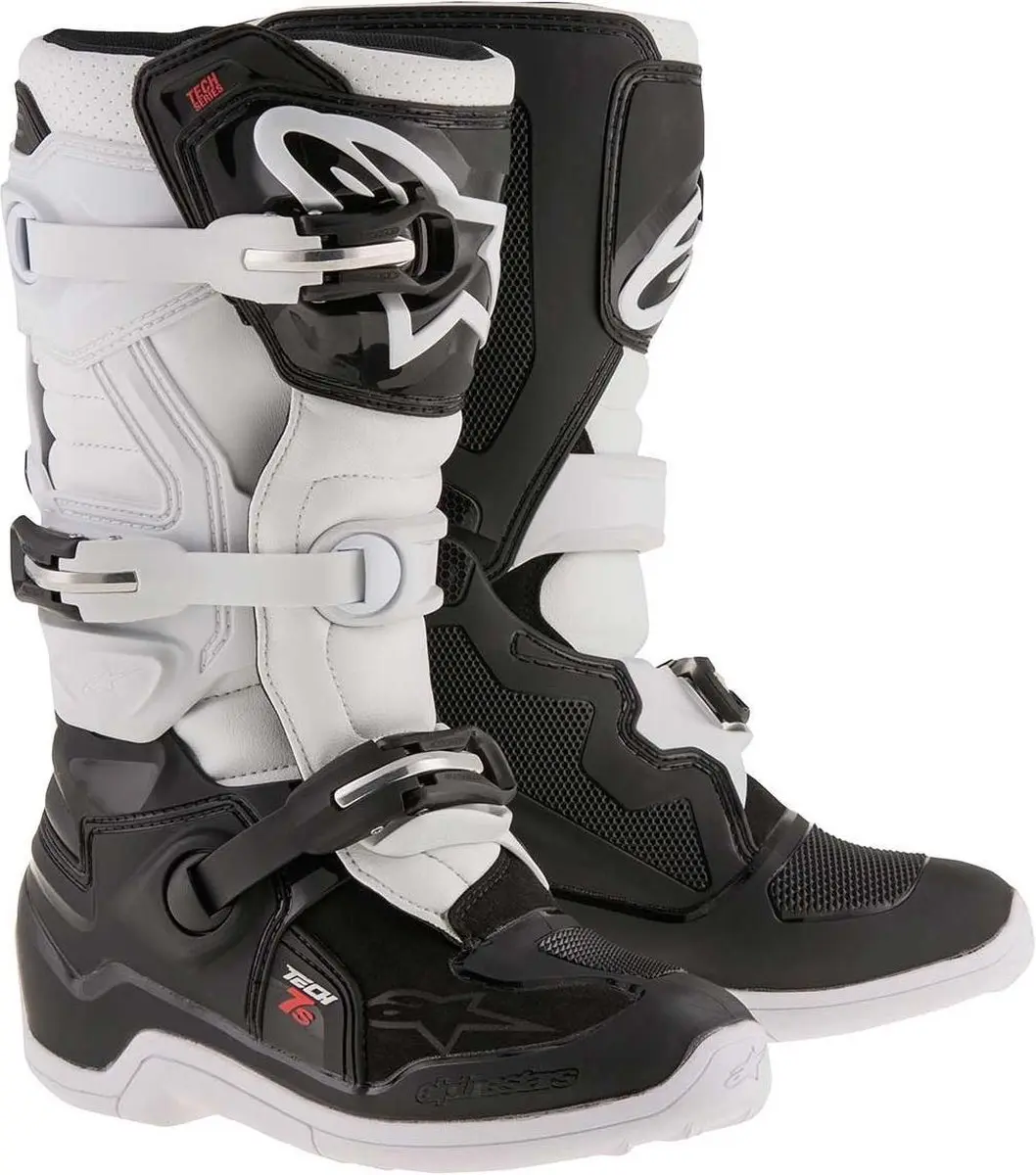 Alpinestars Tech 7 S Schoenen - Maat 38 - Zwart/Wit