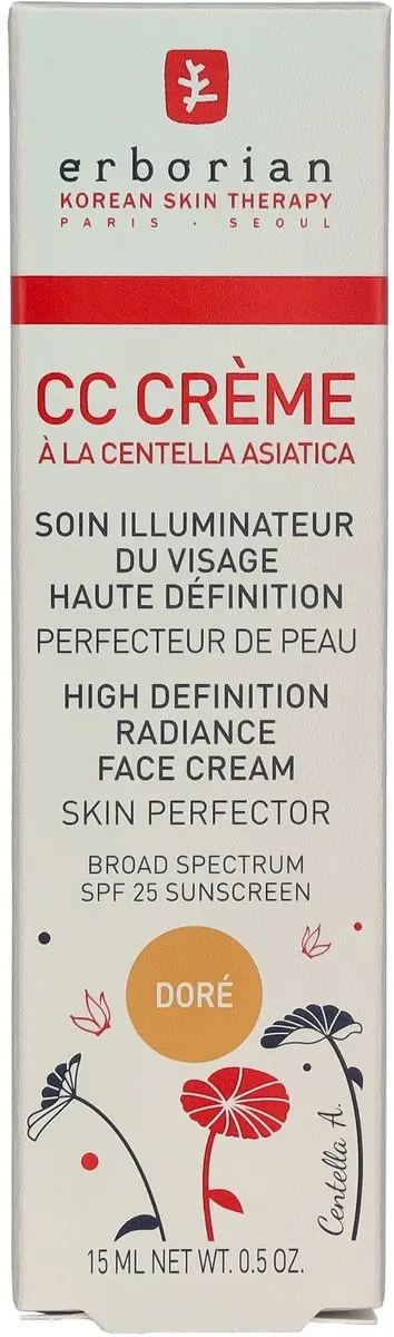 Erborian High Definition Radiance CC Cream Doré 15ml
