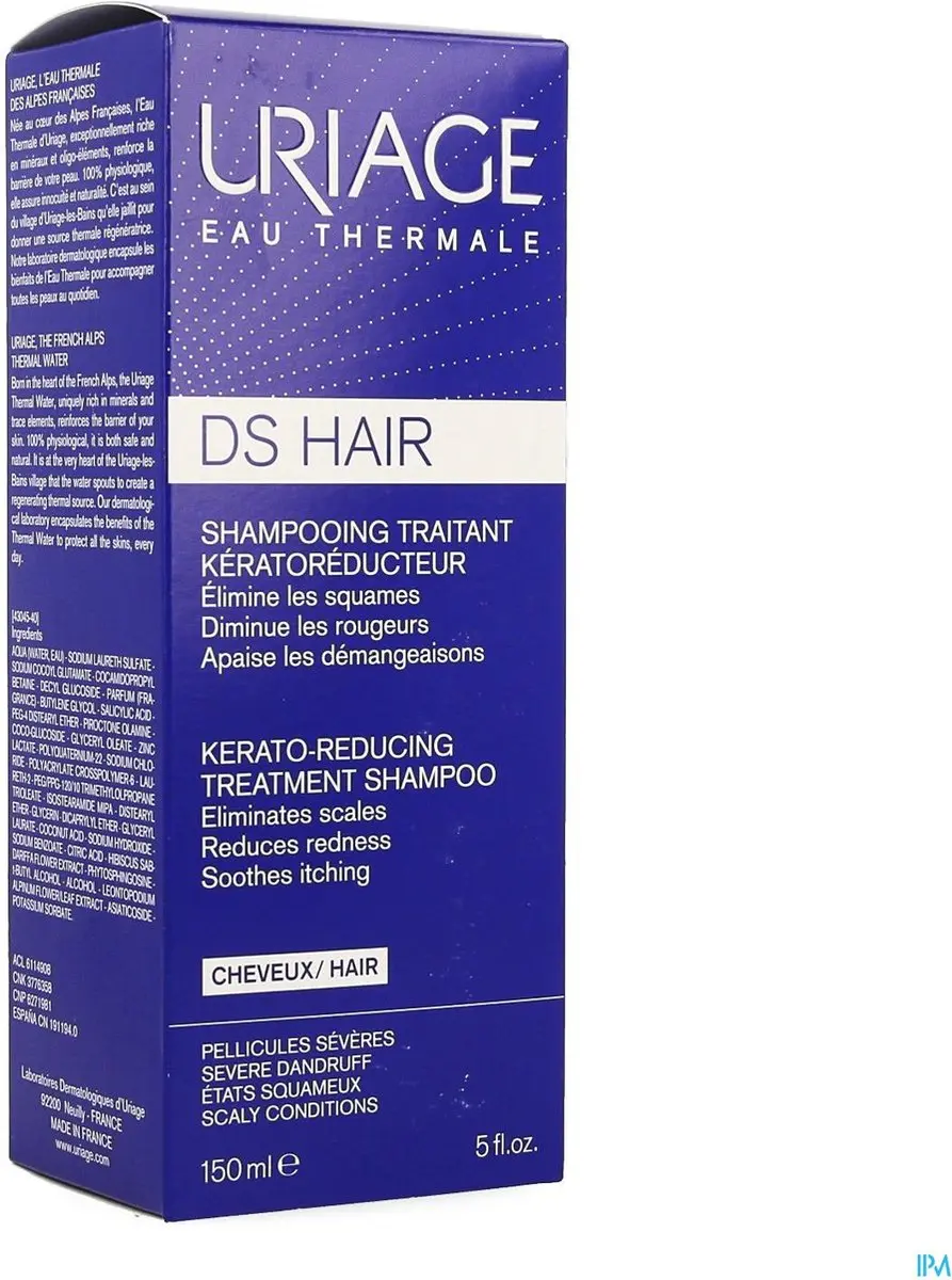 Uriage D.S. Hair Shampoo Traitant Kératoréducteur 150ml