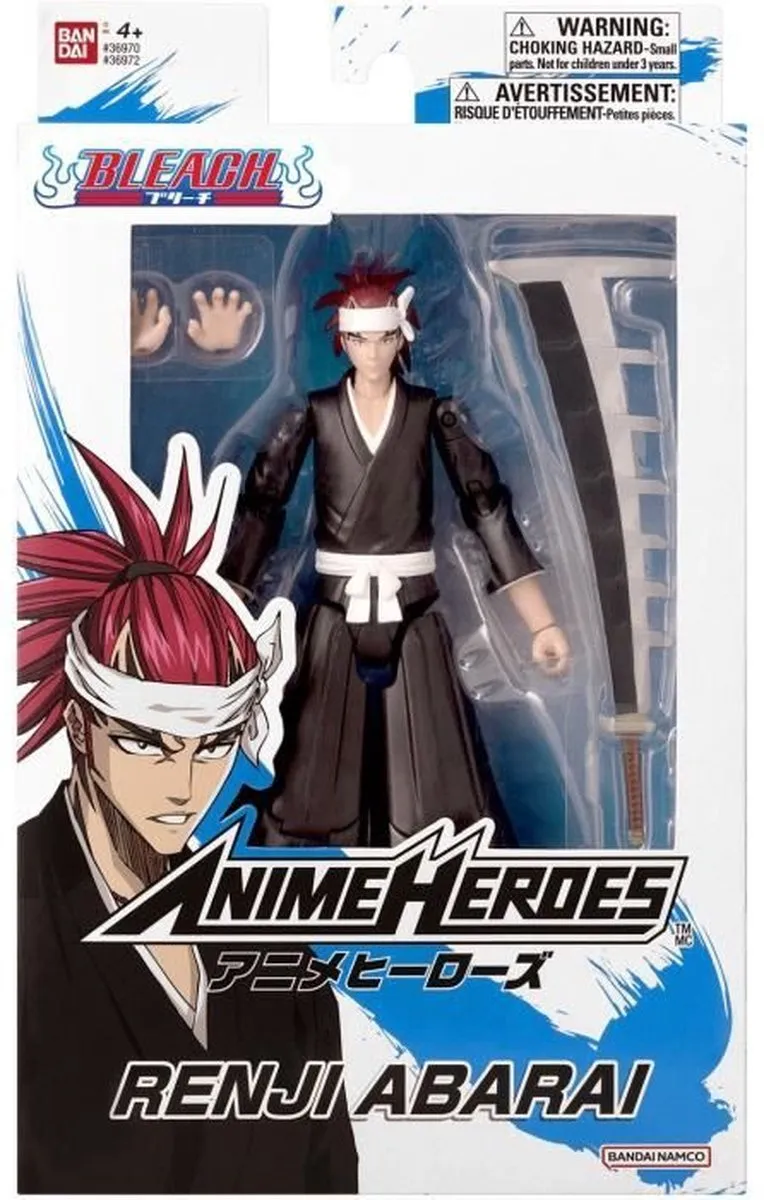 Bandai Bleach Abarai Renji Action Figure 17cm - Multi