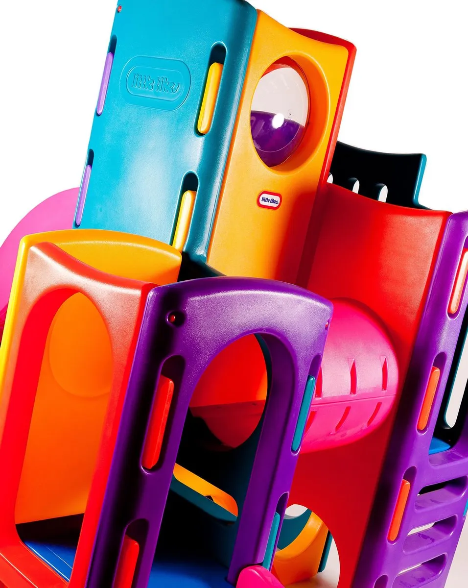 Little Tikes Speeltoestel 437010060 - 2 Glijbanen & Tunnel - Multicolor