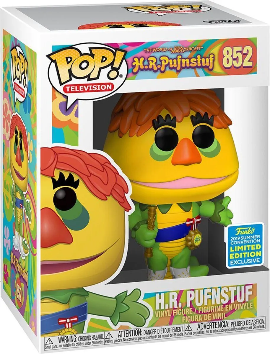Funko Pop! H.R. Pufnstuf SDCC Exclusive #852 - Geel - afbeelding 2 van 3