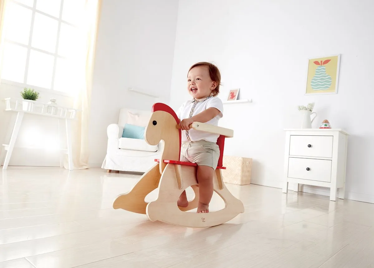 Hape Mitwachsendes Schaukelpaard 301353 - Veelkleurig