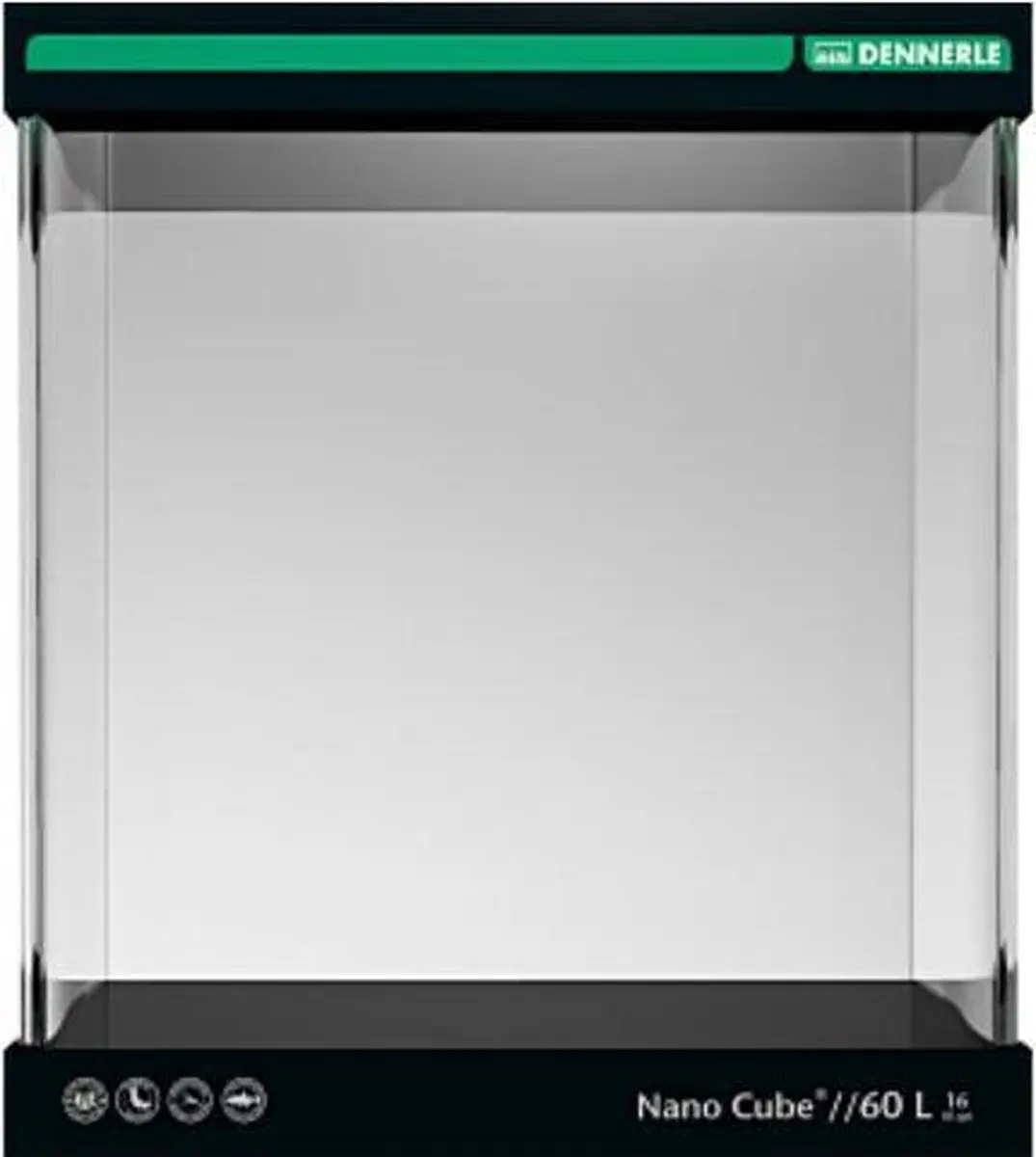 Dennerle Nano Cube Aquarium 60L - Zwart