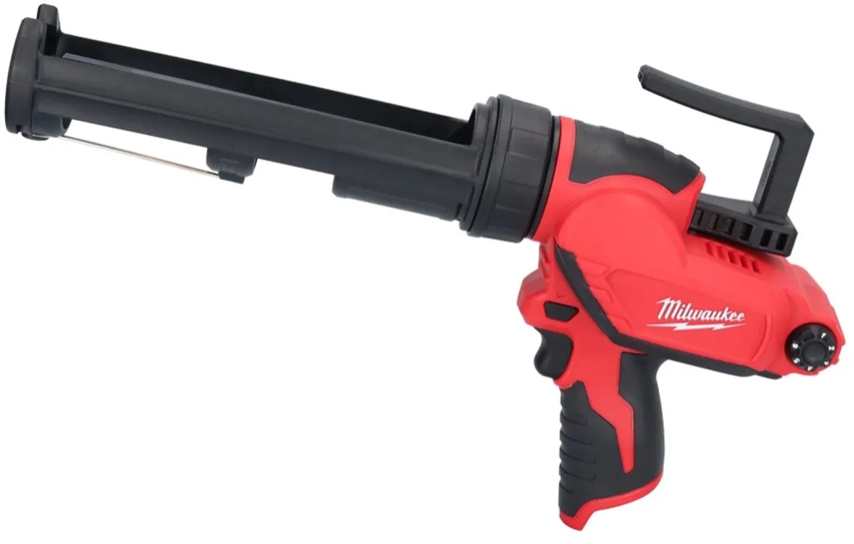 Milwaukee M12 PCG/310C-0 Subcompact Lijm- en Kitspuit - 310ml - Rood/Zwart