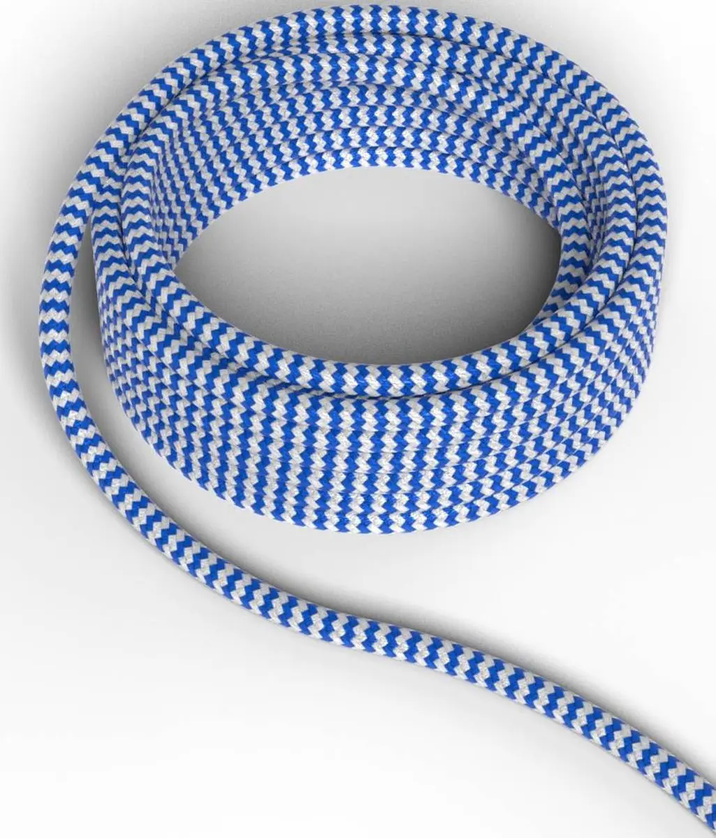 Calex Strijkijzersnoer - Blauw/Wit
