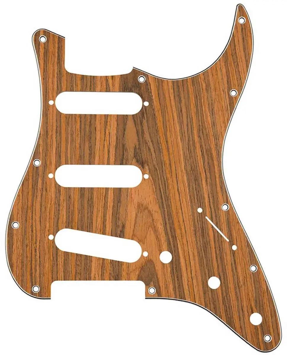 Fender Stratocaster Pickguard SSS Rosewood 5-Ply