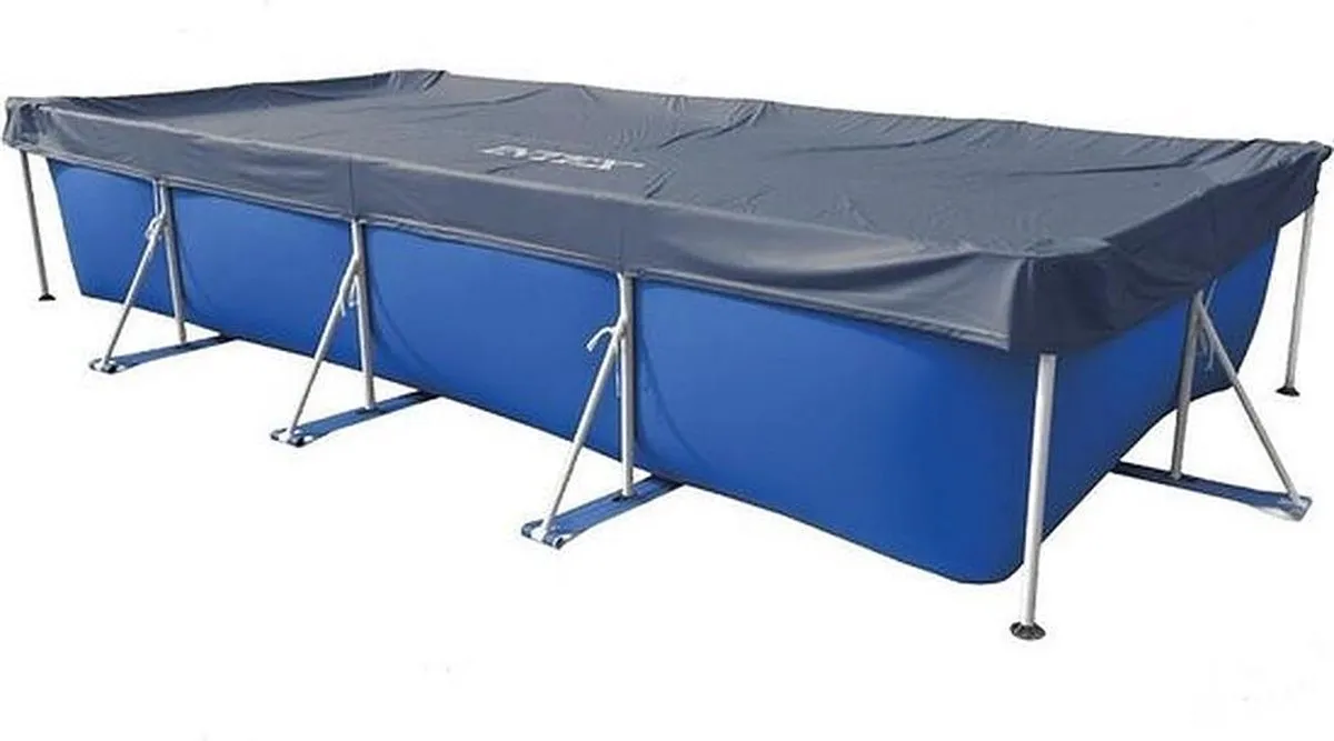 Intex Rechthoekig Zwembadafdekzeil 450x220cm - Donkerblauw