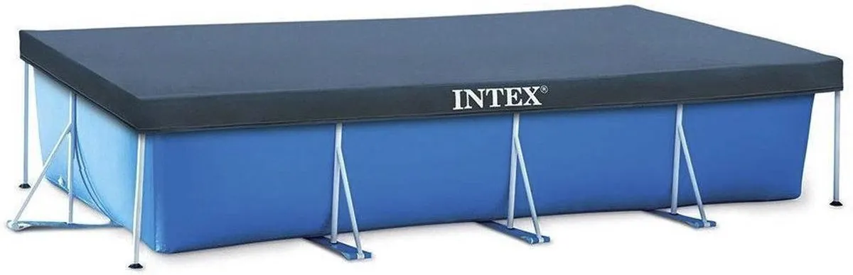 Intex Rechthoekig Zwembadafdekzeil 450x220cm - Donkerblauw