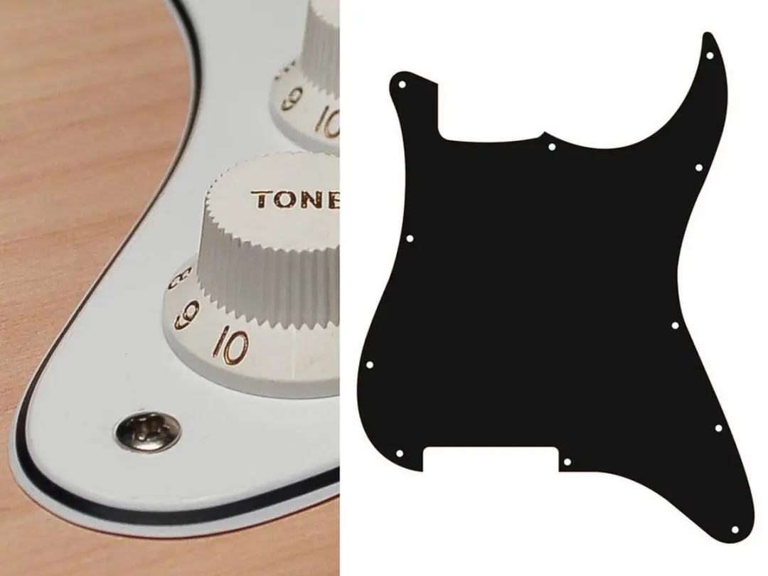 Boston ST-300-W Pickguard 3-laags Wit