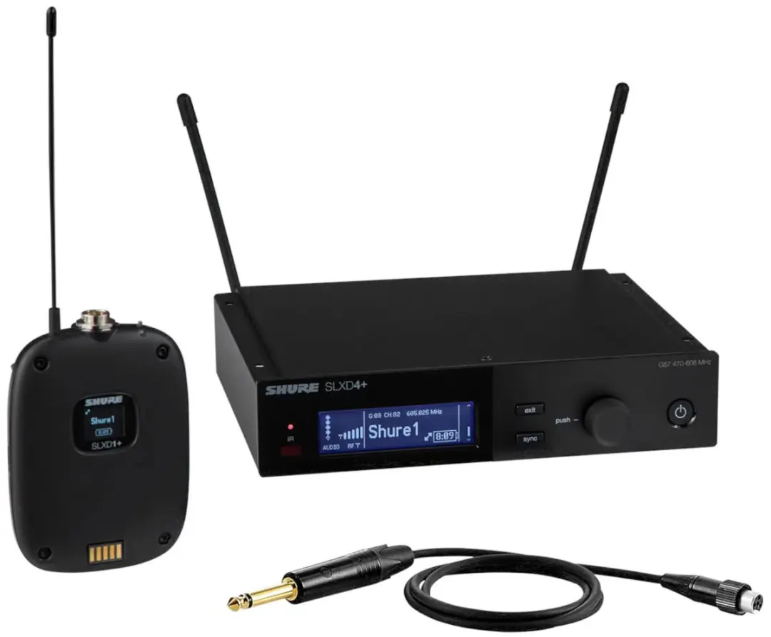 Shure SLXD14+ S50 Bodypack Systeem 823-865 MHz