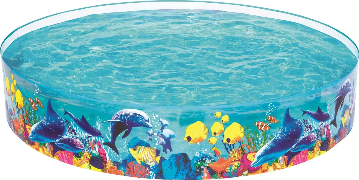 Bestway Schottenbad 244x46cm Transparant