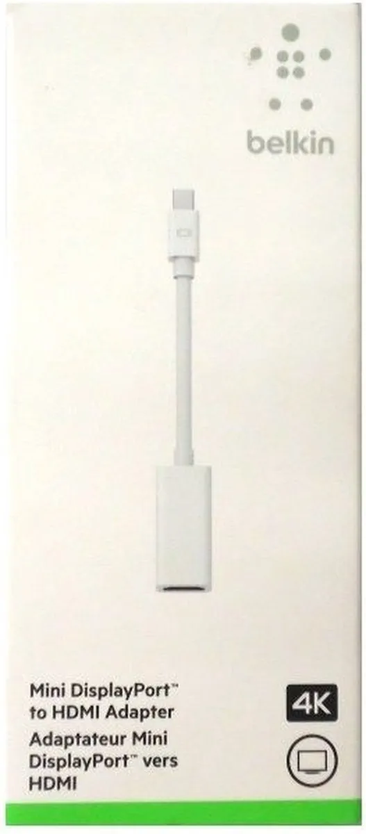 Belkin F2CD078DSAPL Mini DisplayPort naar HDMI Adapter