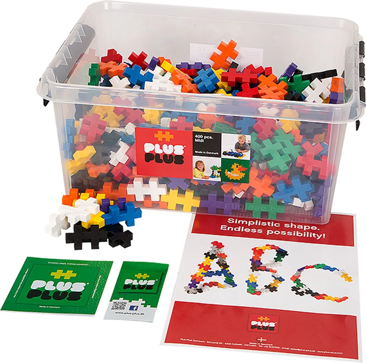Plus-Plus BIG Basic 400 Stuks - Multicolor