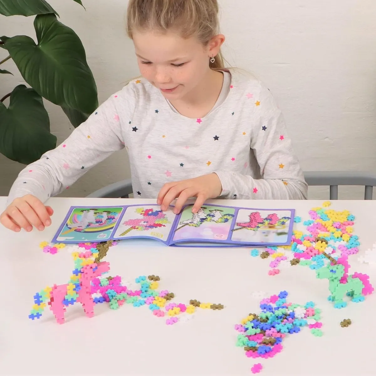 Plus-Plus Learn to Build Eenhoorn 275-delig Bouwset