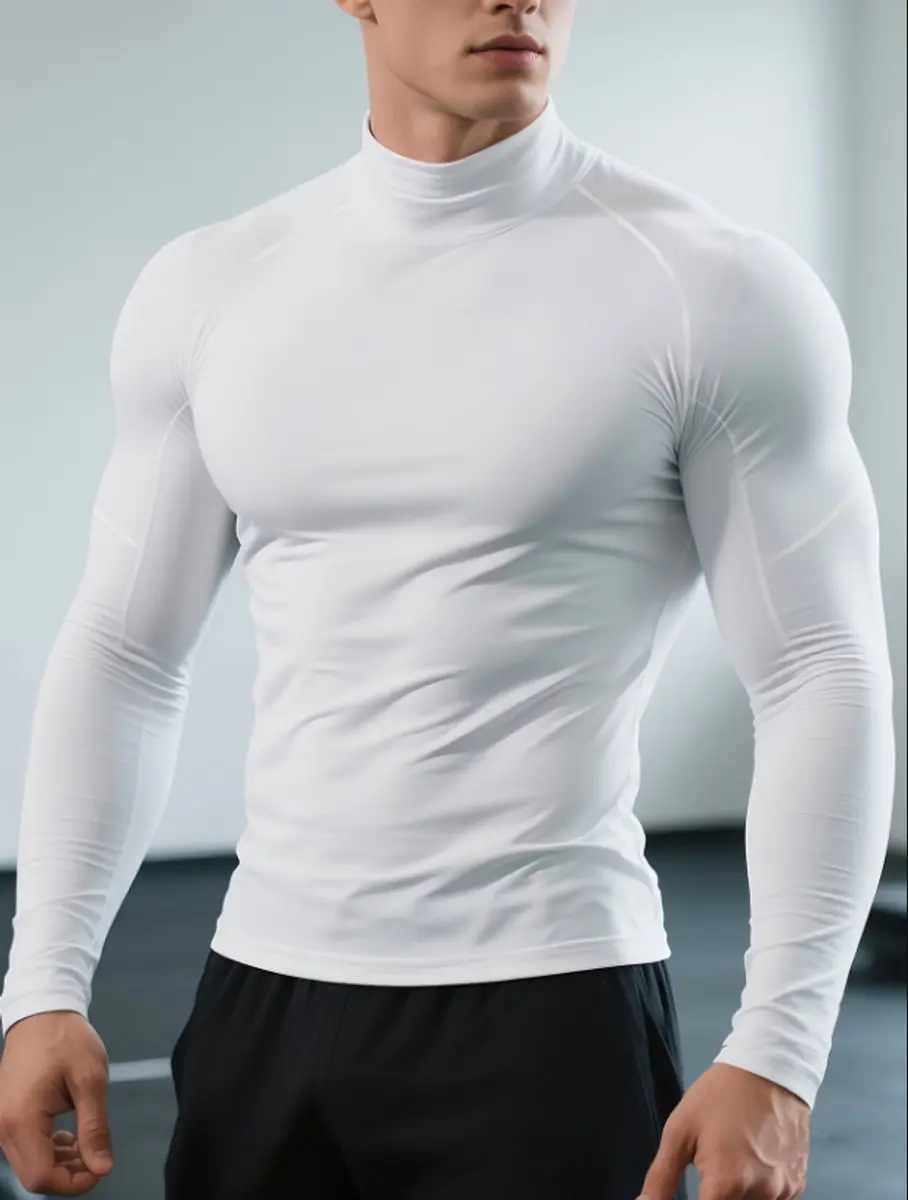 NUVEX Heren Vechtsportshirt Wit XL