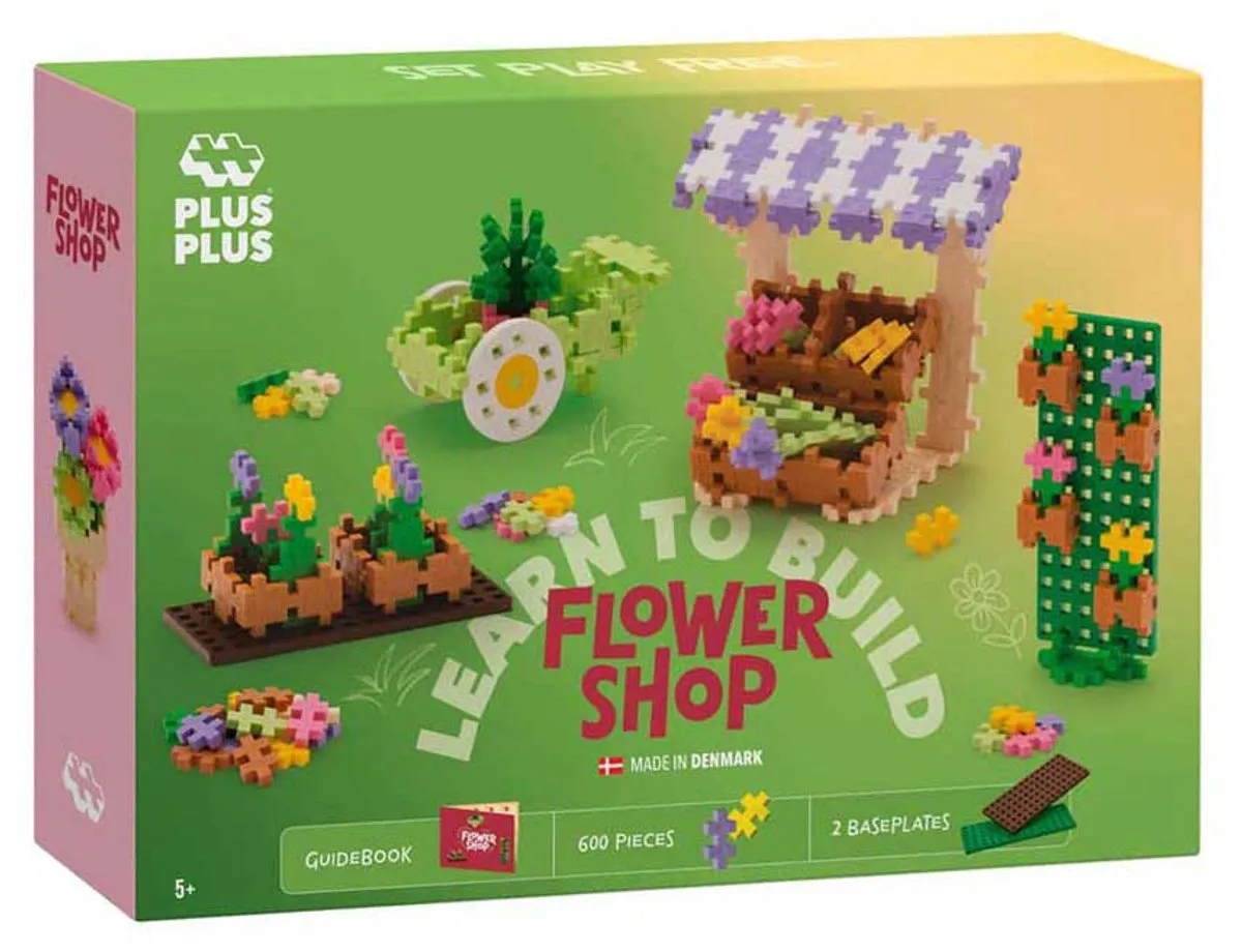 Plus-Plus Learn to Build Bloemenwinkel 600 Delig - 5008
