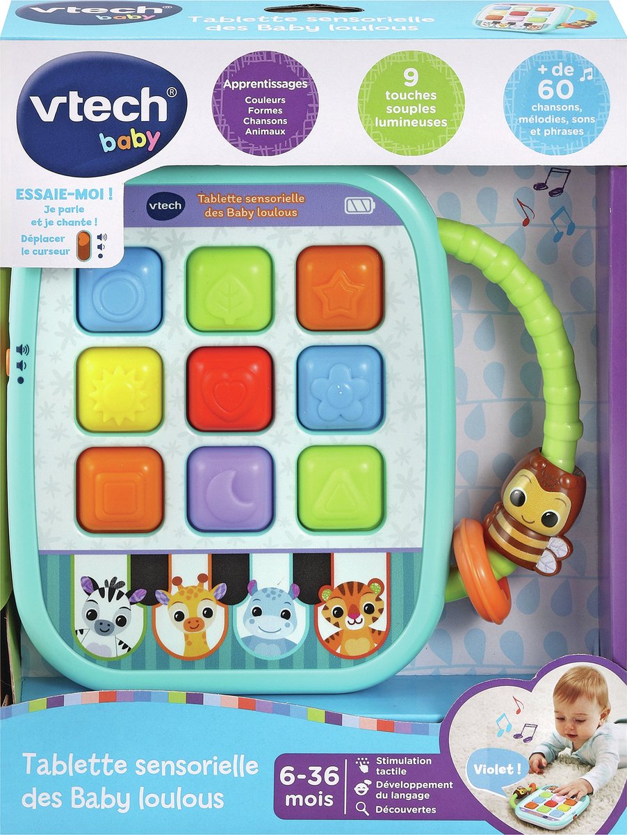 VTech Baby 80-540405, 0,5 jaar, Batterijen vereist, AAA, Kunststof, Meerkleurig franstalige versie