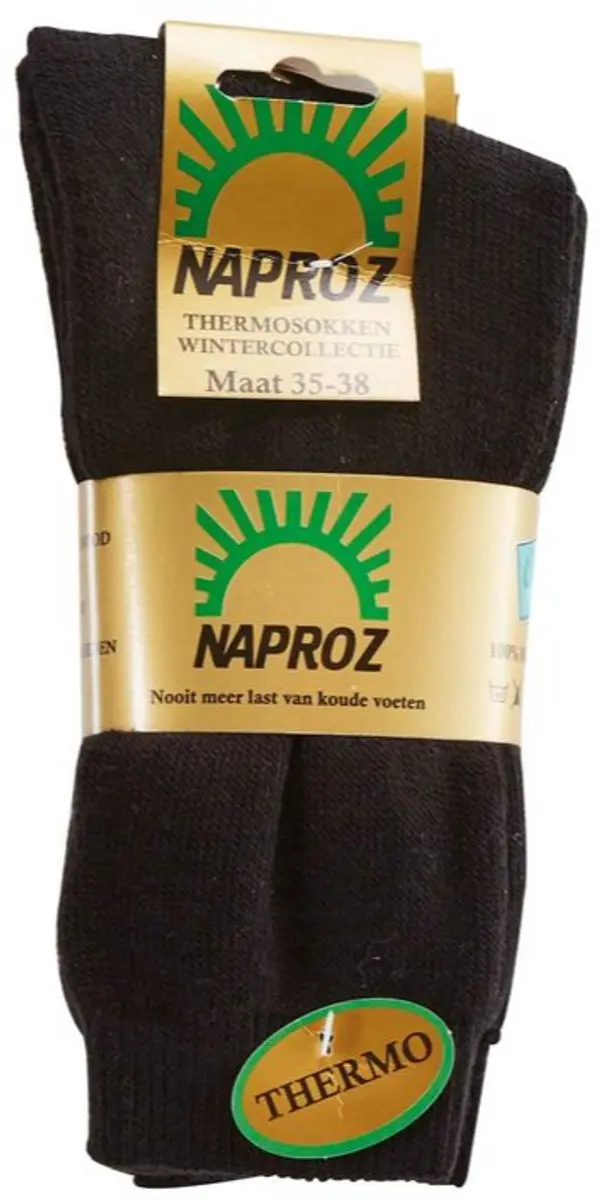 Naproz Thermo Sok - Zwart - 39-42 - afbeelding 6 van 6