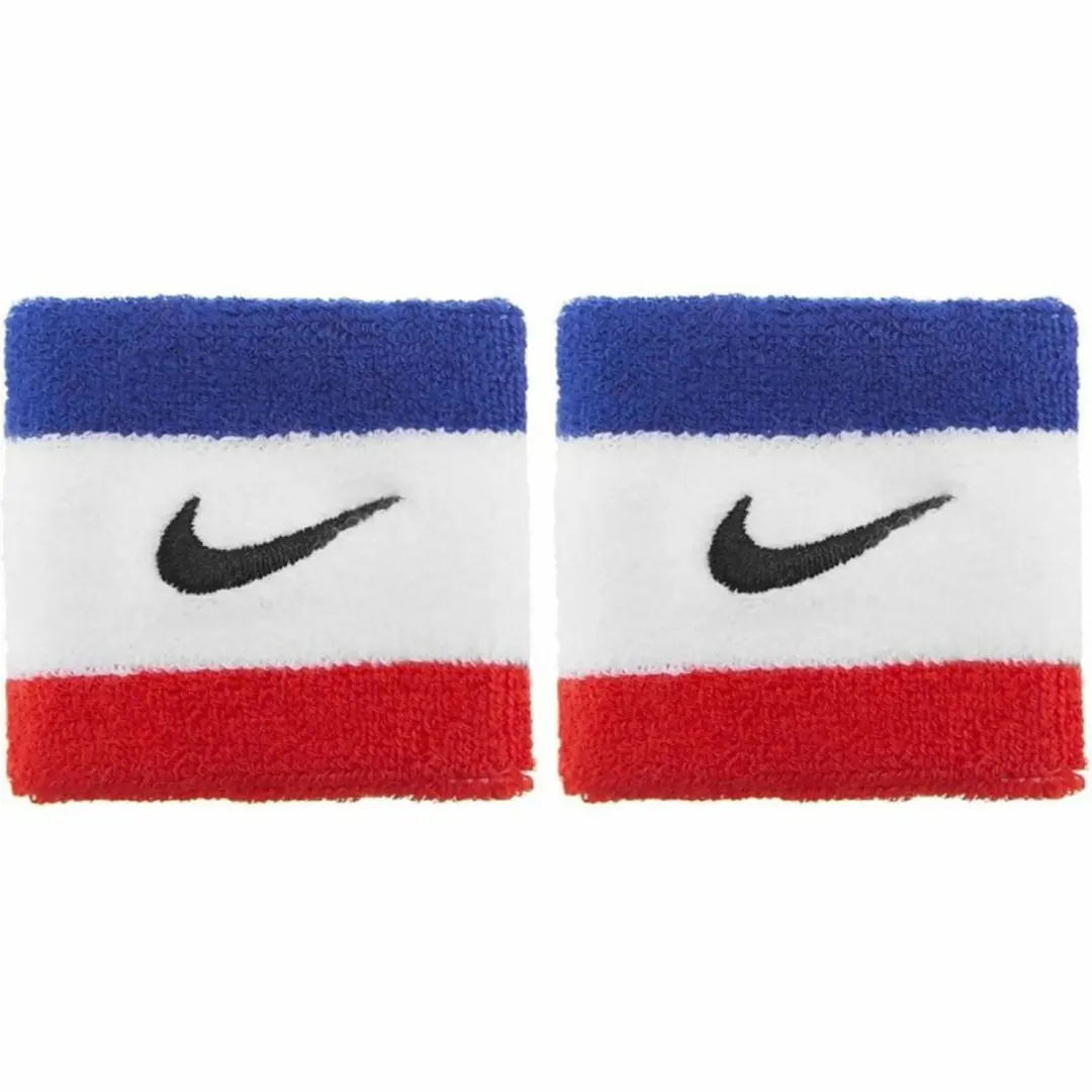Nike Wristband - 1 Stuks - Wit/Rood/Blauw