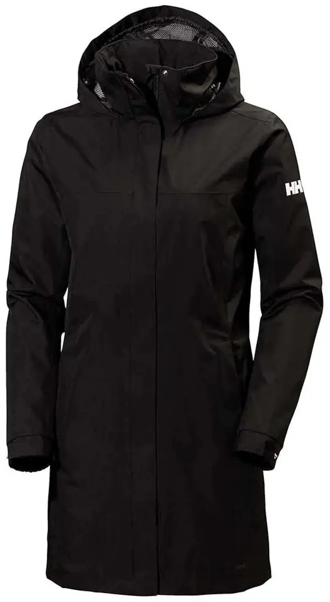Helly Hansen Aden Long Jas - Vrouwen M - Zwart - afbeelding 6 van 6