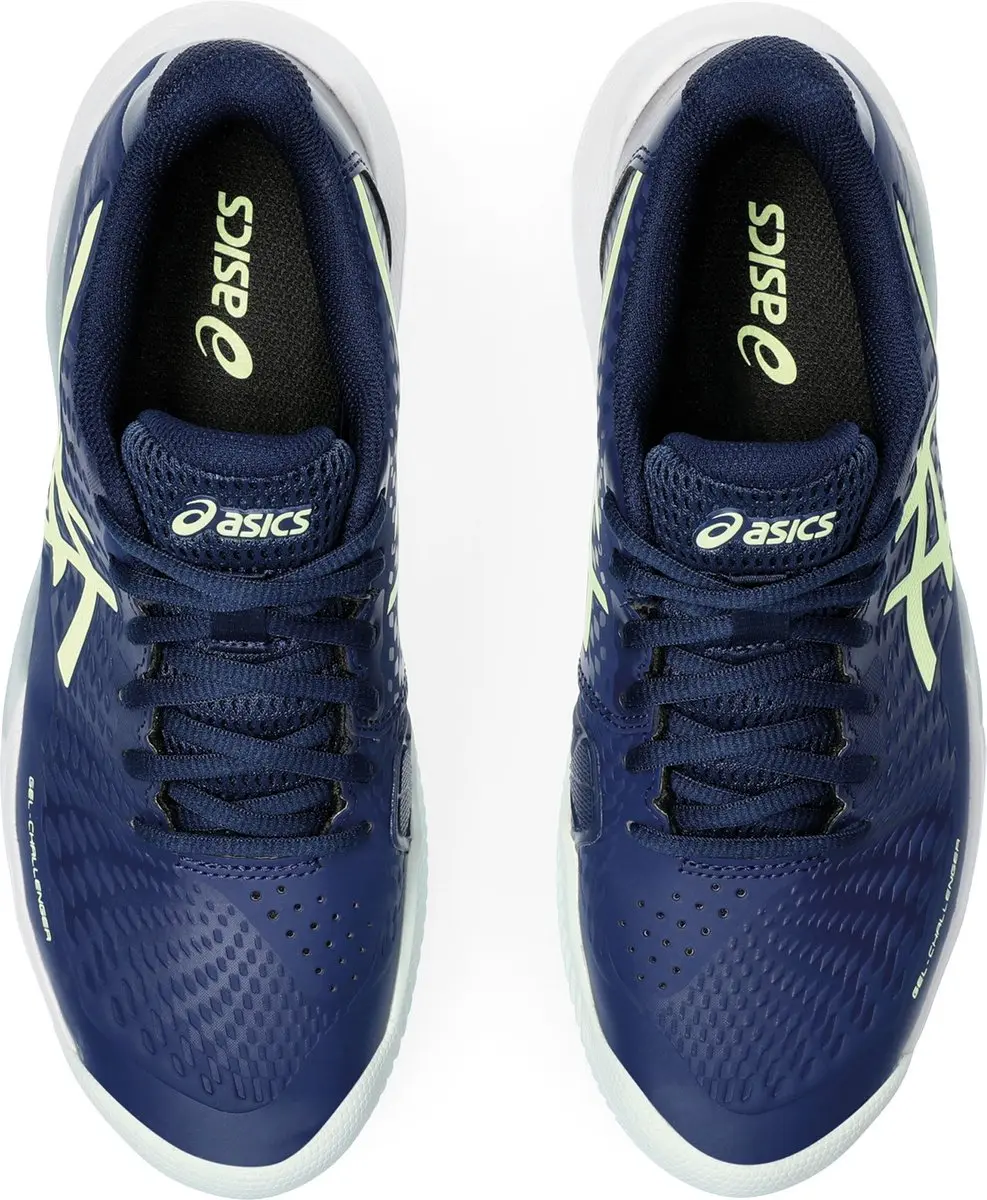ASICS Gel-Challenger 14 Sportschoenen Vrouwen 42 - Donkerblauw/Geel